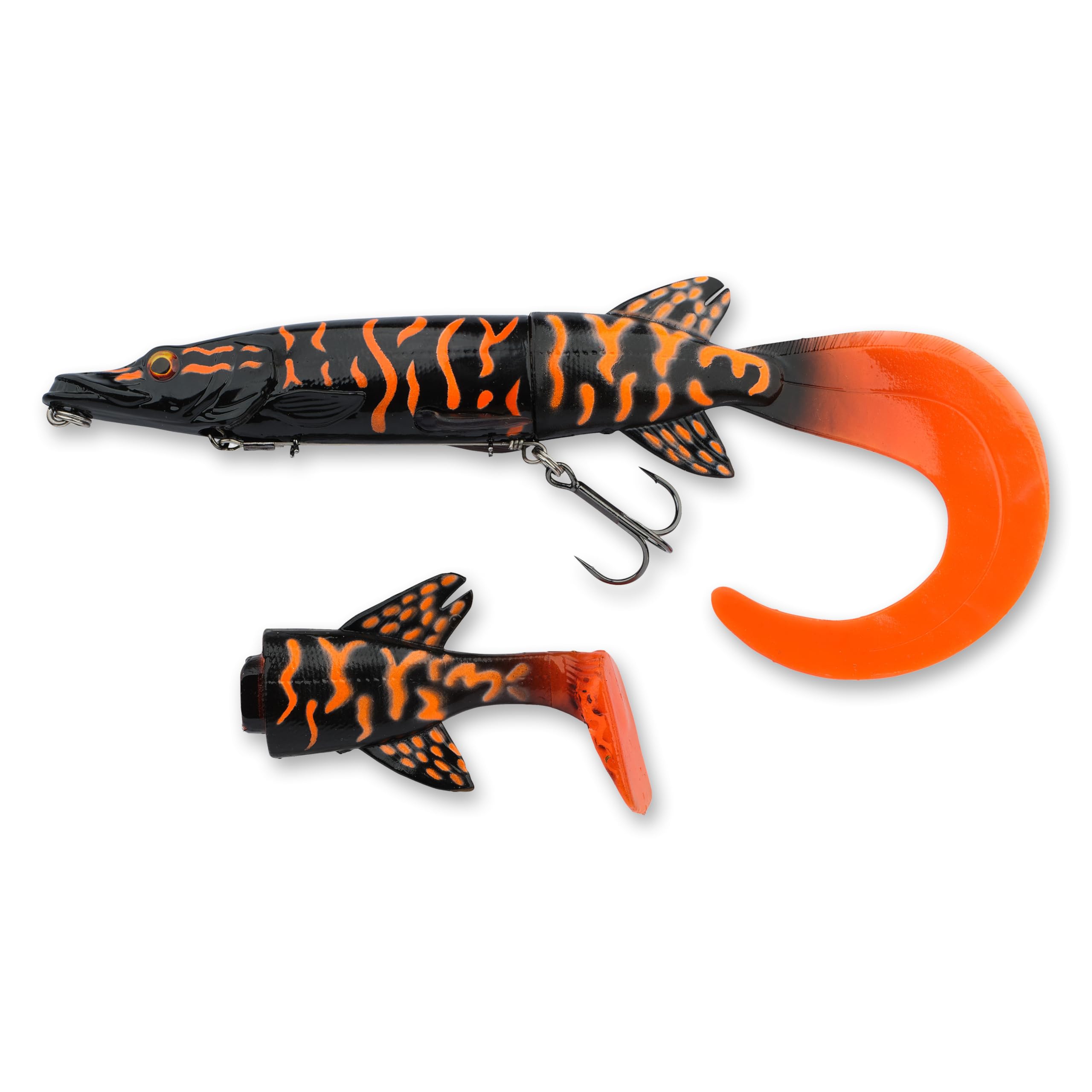 Hybrid Pike 6 3/4" 1 1/2oz (Black Orange Pike) HP-170-BOP