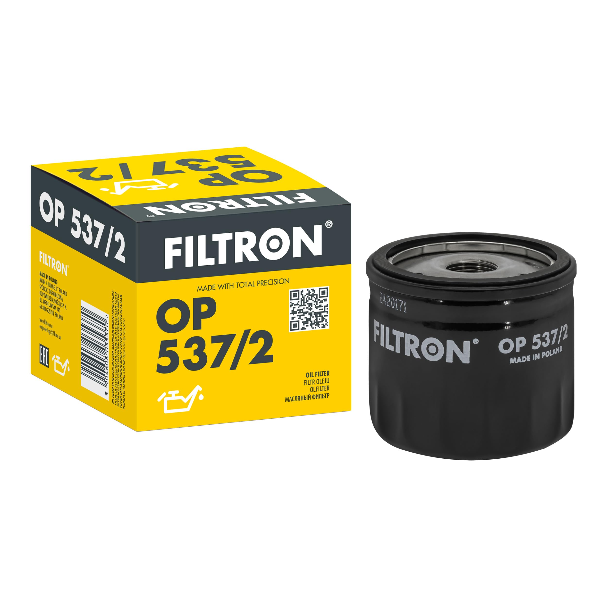 FILTRON, OP 537/2 Oil Filter