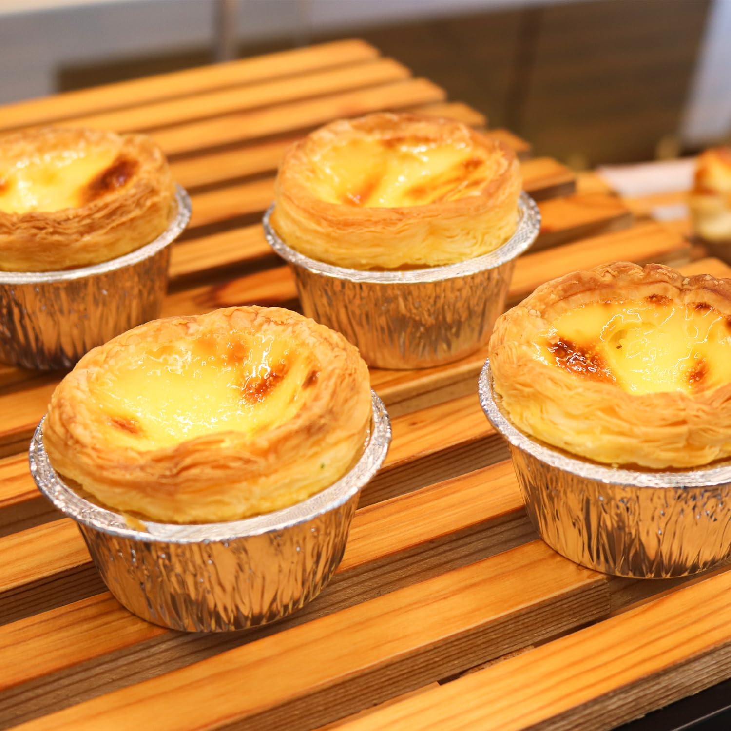 200 Pack Aluminum Foil Baking Cups 3 Oz, SUPPHOUS Disposable Ramekin Aluminum Cupcake liners, Silver Foil Baking Cups Muffin Liners for Cupcake, Baking, Egg Tart, Pudding, Creme Brulee image 5