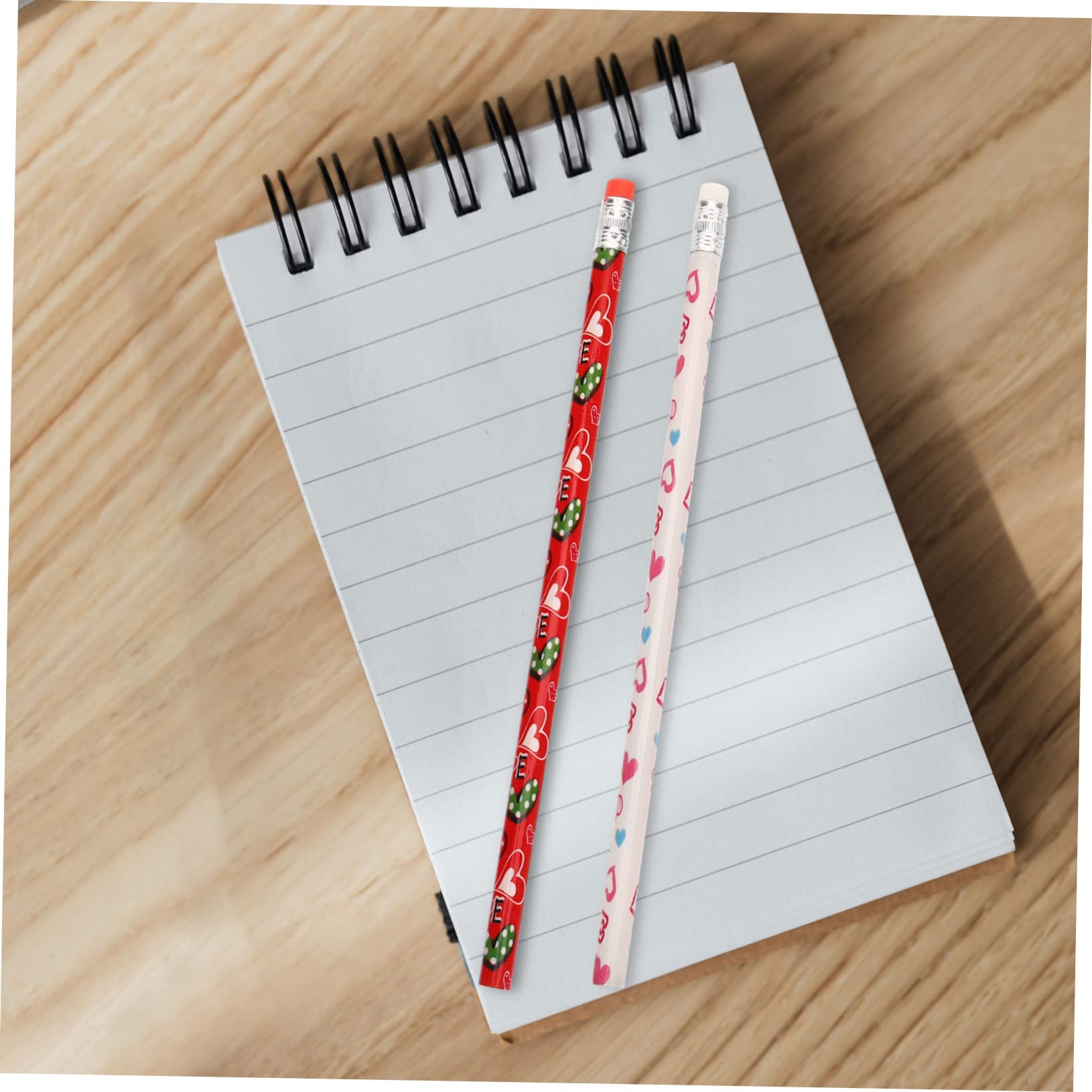 SHINEOFI 5 Sätze Bleistift Ergonomische Stifte Schulsachen Mitgebsel Schulanfang Schul Sachen Fleecestoff Kinderstifte Schöne Musterstifte Bürobedarf Schülerbedarf Holz 48 Stück * 5