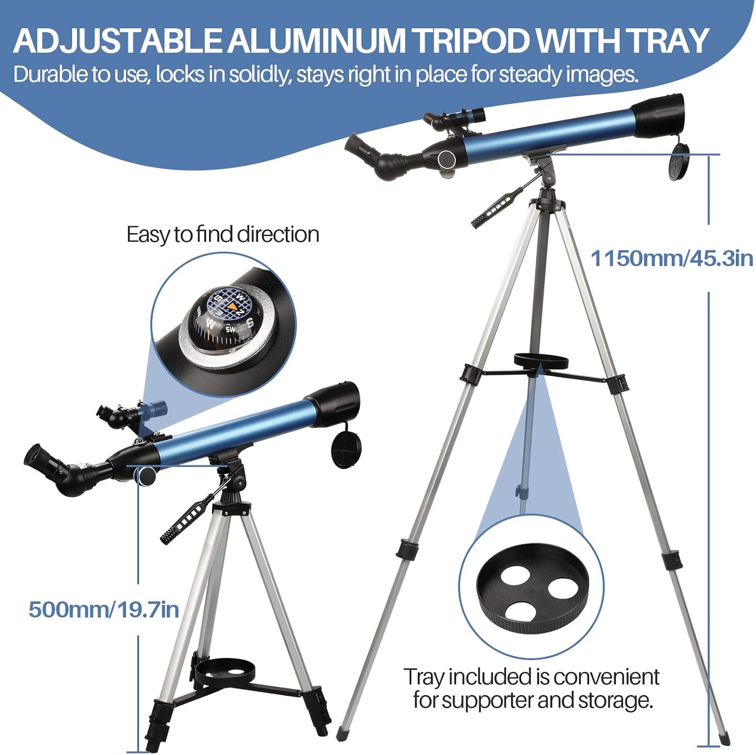 Onе-Dау Sаlе: Uр tо 50% оƒƒ BNISE Astronomy Telescopes for Adults Beginners Kids 199X Magnification with Phone Mount Case and 3X Barlow Lens