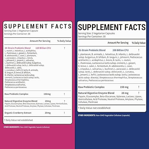 Miniatura 2 de Paquete de probióticos, probiótico femenino 4 en 1 (30 unidades) y probiótico de restauración suprema (60 unidades), 2 paquetes, soporte vaginal de