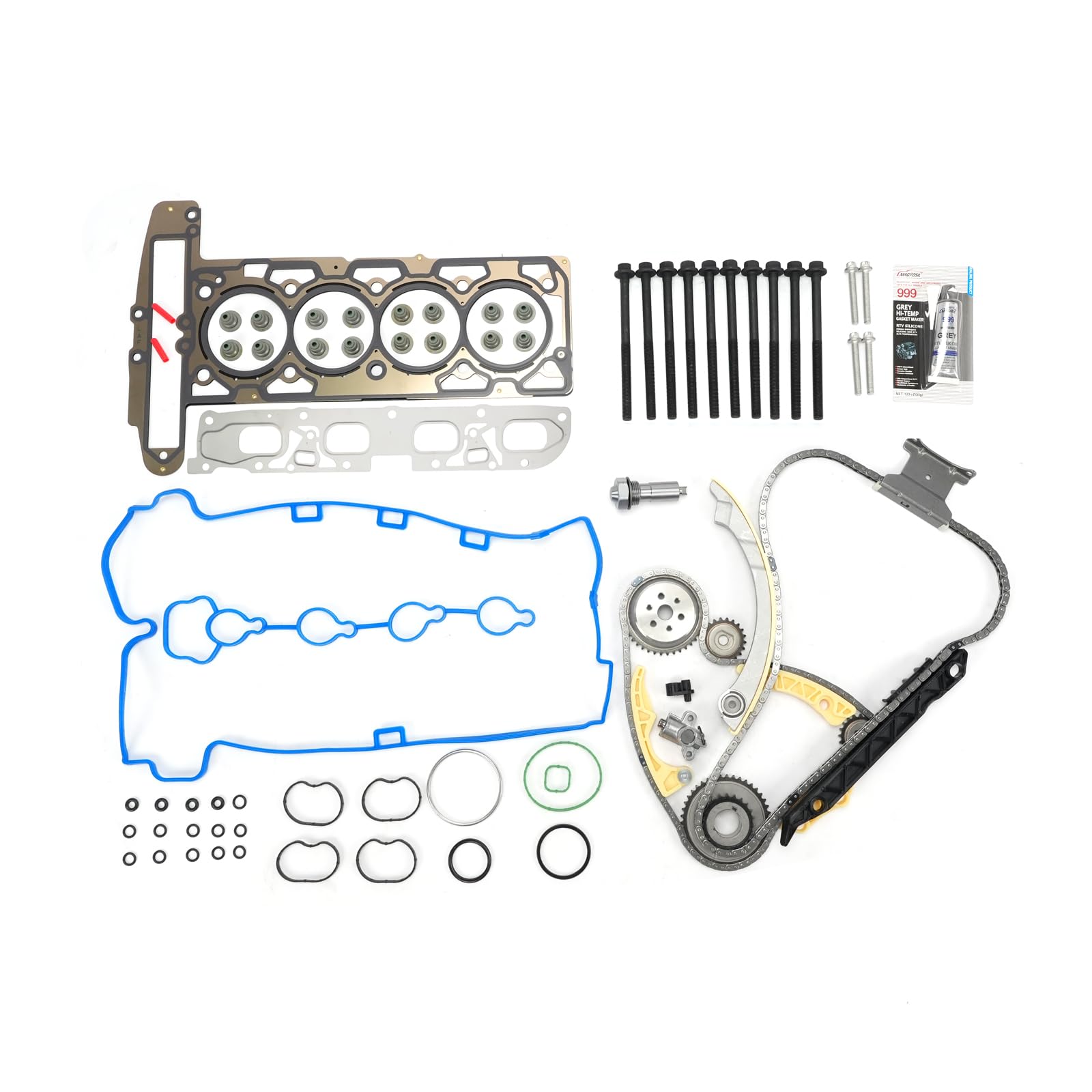 PHILTOP HS26466PT1 Head Gasket Set Fit for Chevy Equinox GMC Terrain 2011-2017, Cobalt 2009-2010, Captiva Sport 2012-2015, Buick Verano 2012-2017, HHR Malibu Regal LaCrosse, for 2.4L Engine Gasket Kit