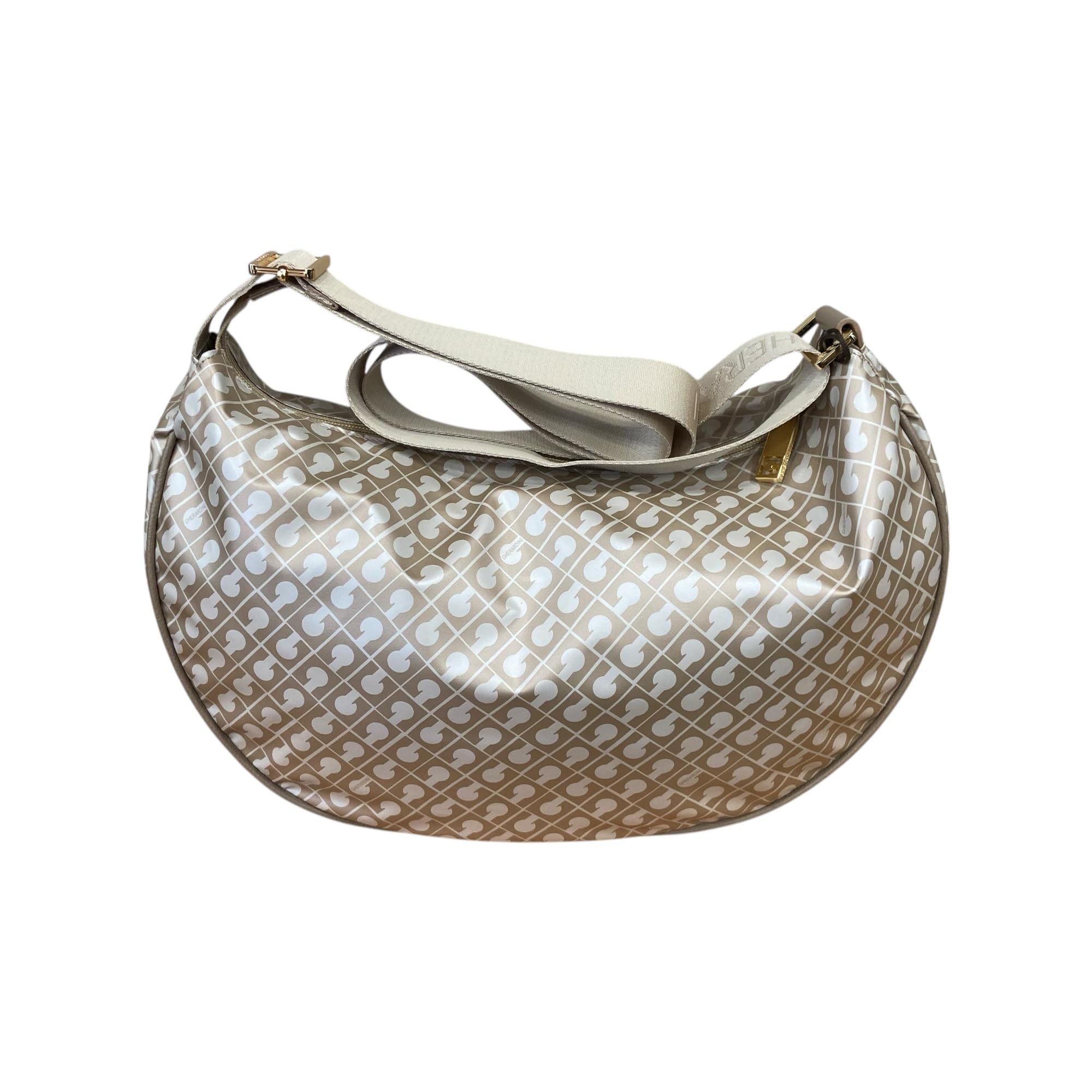 Gherardini BORSA DONNA SACCA Mezza luna MEDIA DA SPALLA TRACOLLA REGOLABILE chiusa con zip GH 0330