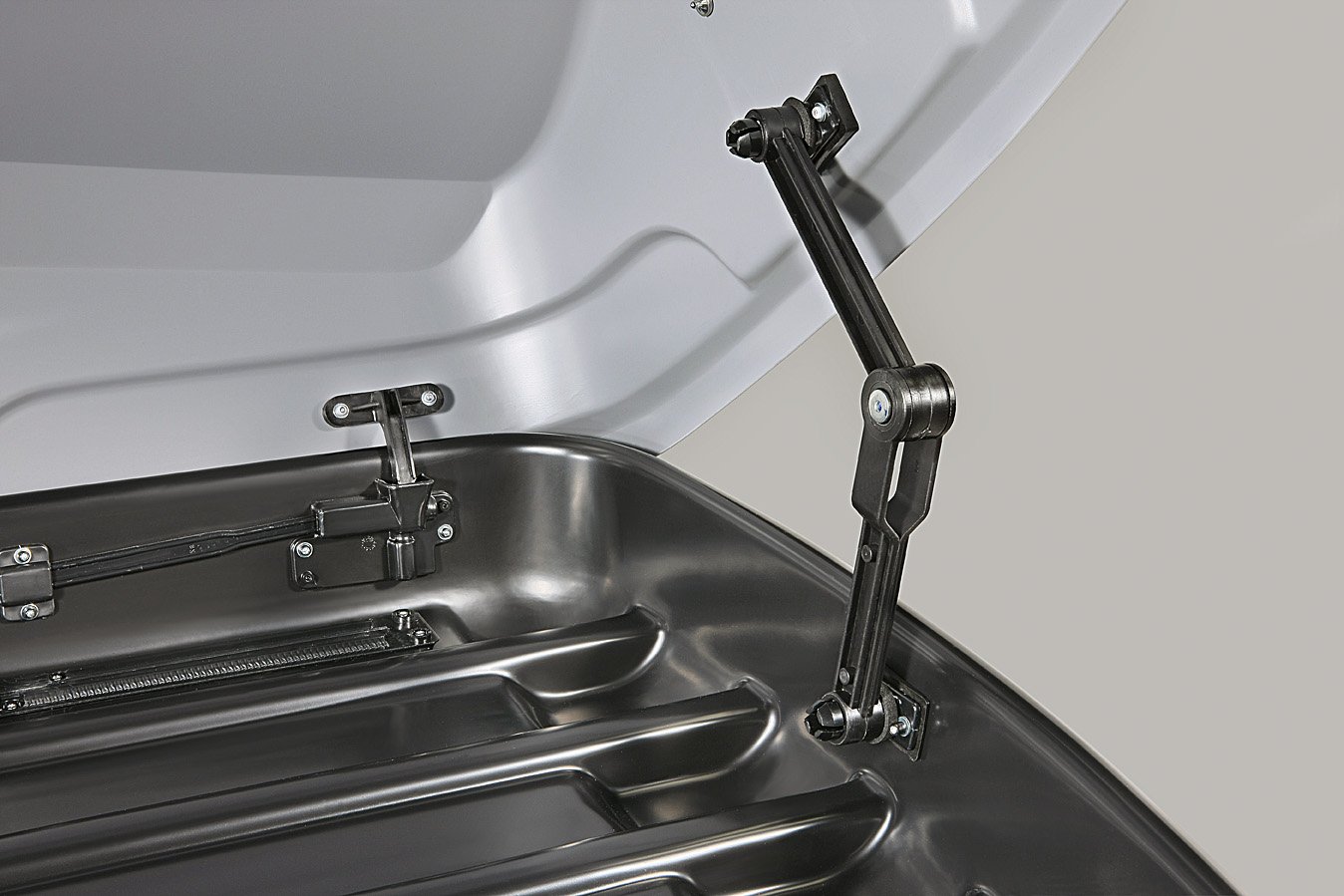 Farad Cofre de Techo Koral 480L Gris Satinado - Doble Apertura Lateral, Homologación TÜV-GS, Garantía 5 años, Cerradura centralizada con Llave de Seguridad, Resistente a los Rayos UV