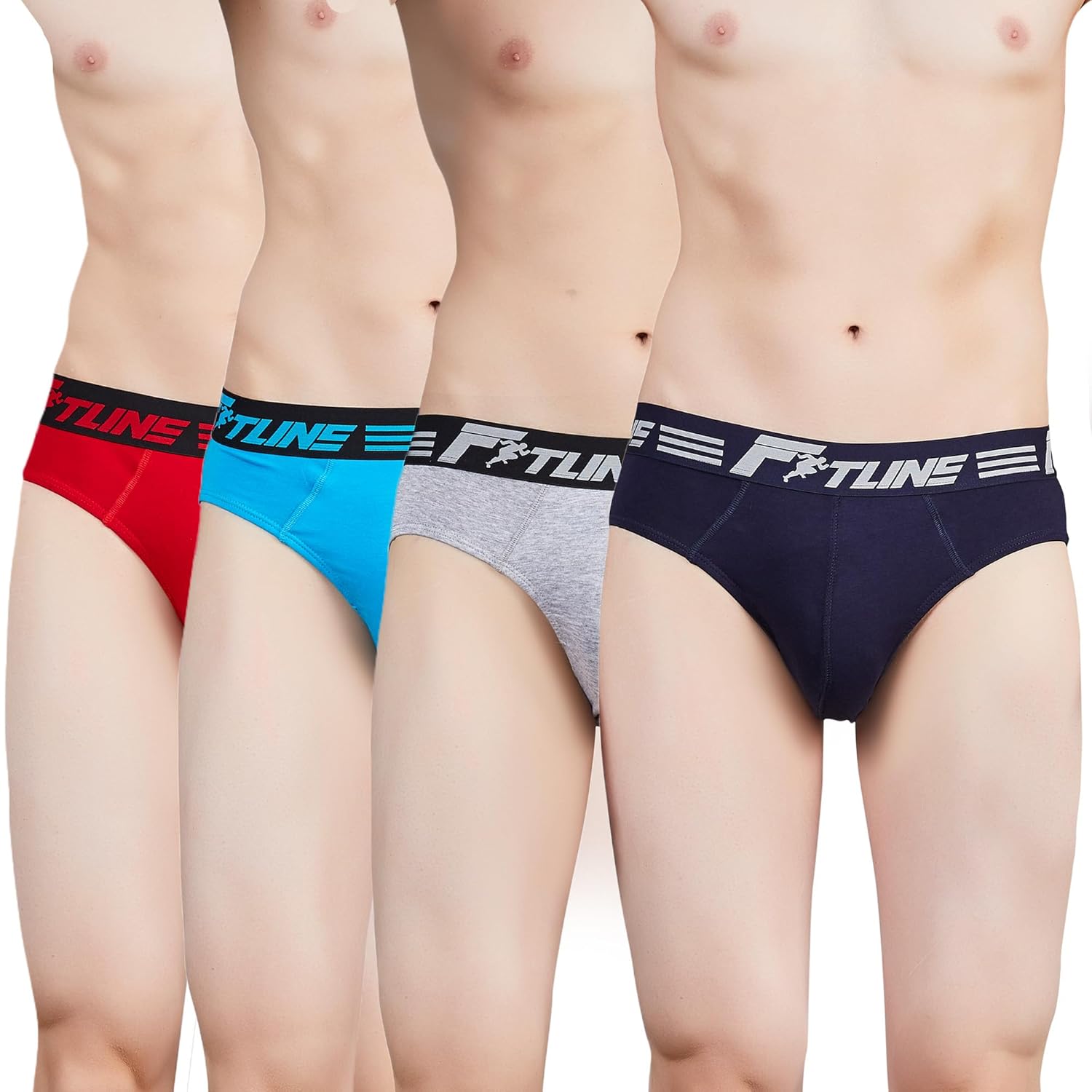 Shera Men’s Cotton Blend Briefs – Lightweight Airflow™ Fabric,