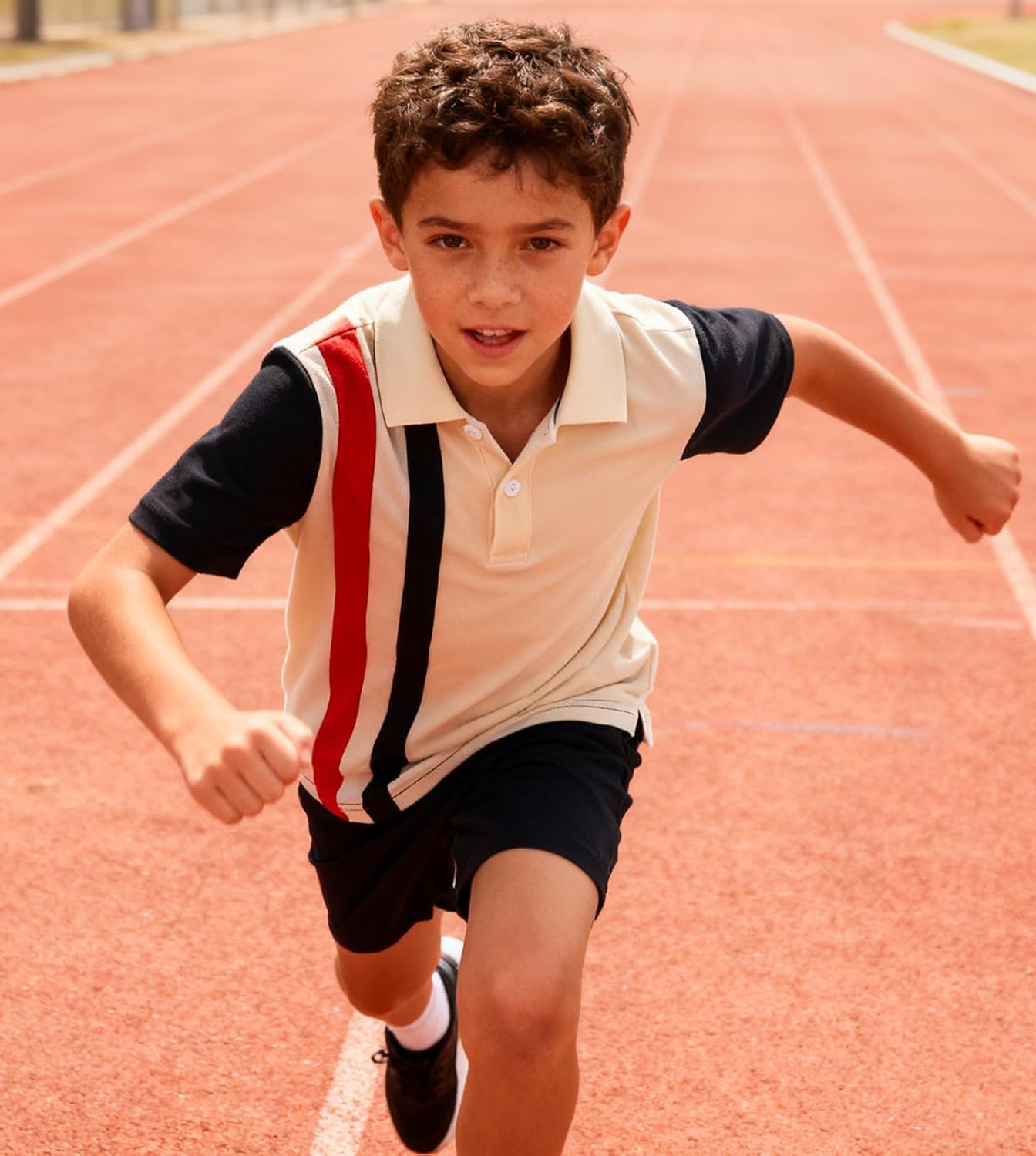 RAISEVERN Boys Polo Shirt Collared Uniform School Golf Shirts Tops 5-14 Years - Image 2