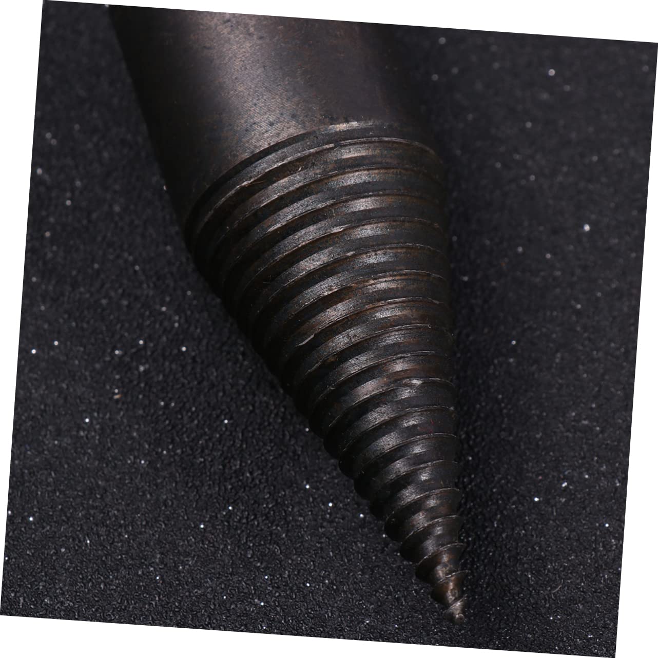 1Pc Wood Splitting Drill Bit Tool Efficient Household Chopping Tool with Skid Groove Design for Quick Wood Splitting Durable and Easy to Use