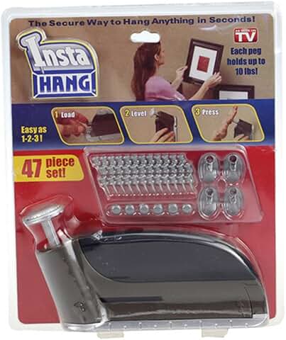 Insta Hang Picture Wall Hook Drywall Seamless Nail Wall Paintings Wall Clock Fasteners Hangers As Seen on Tv Ty633