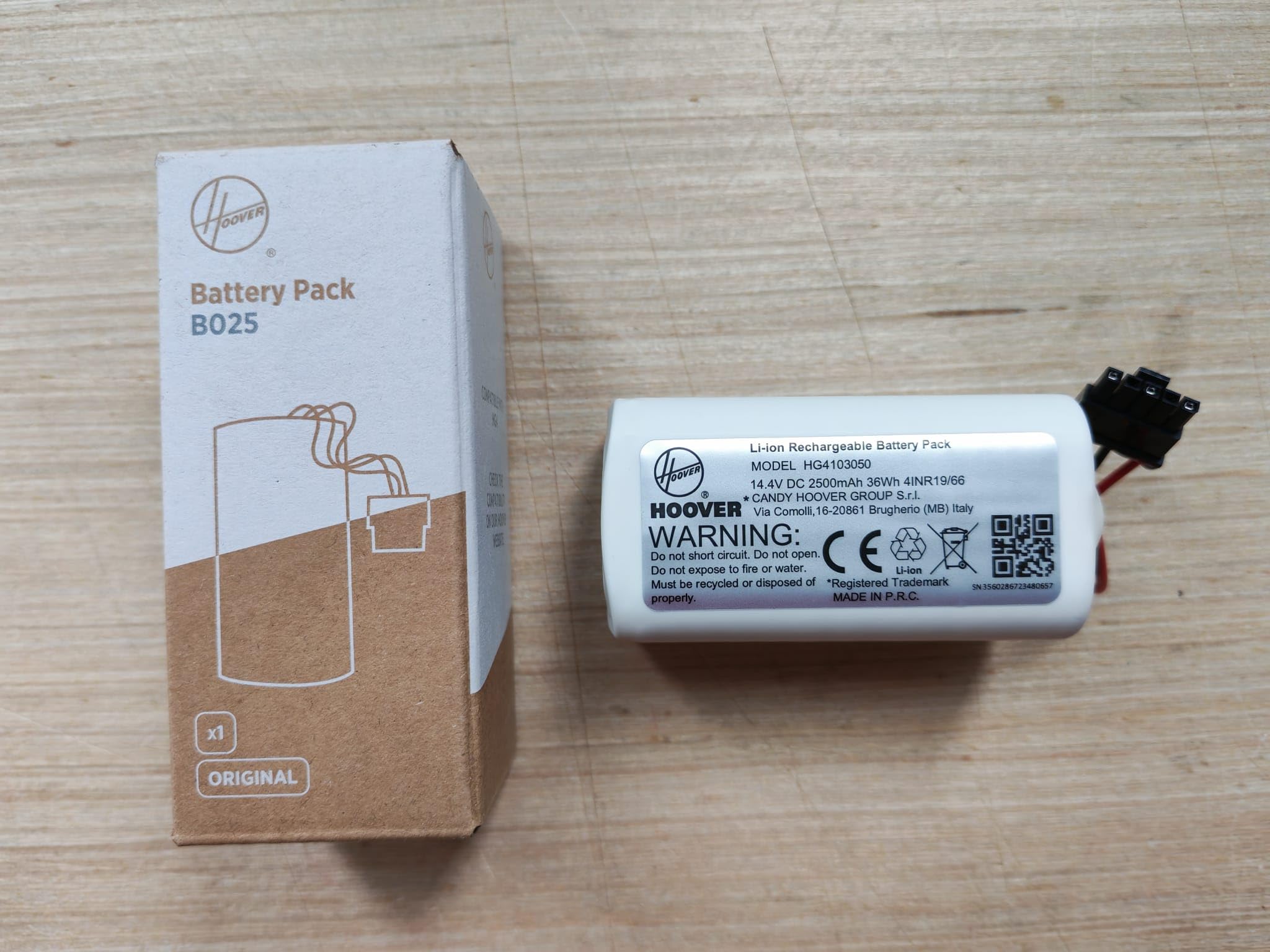35602867 B025 Batteria compatibile con Hoover per robot da pavimento serie HG4...