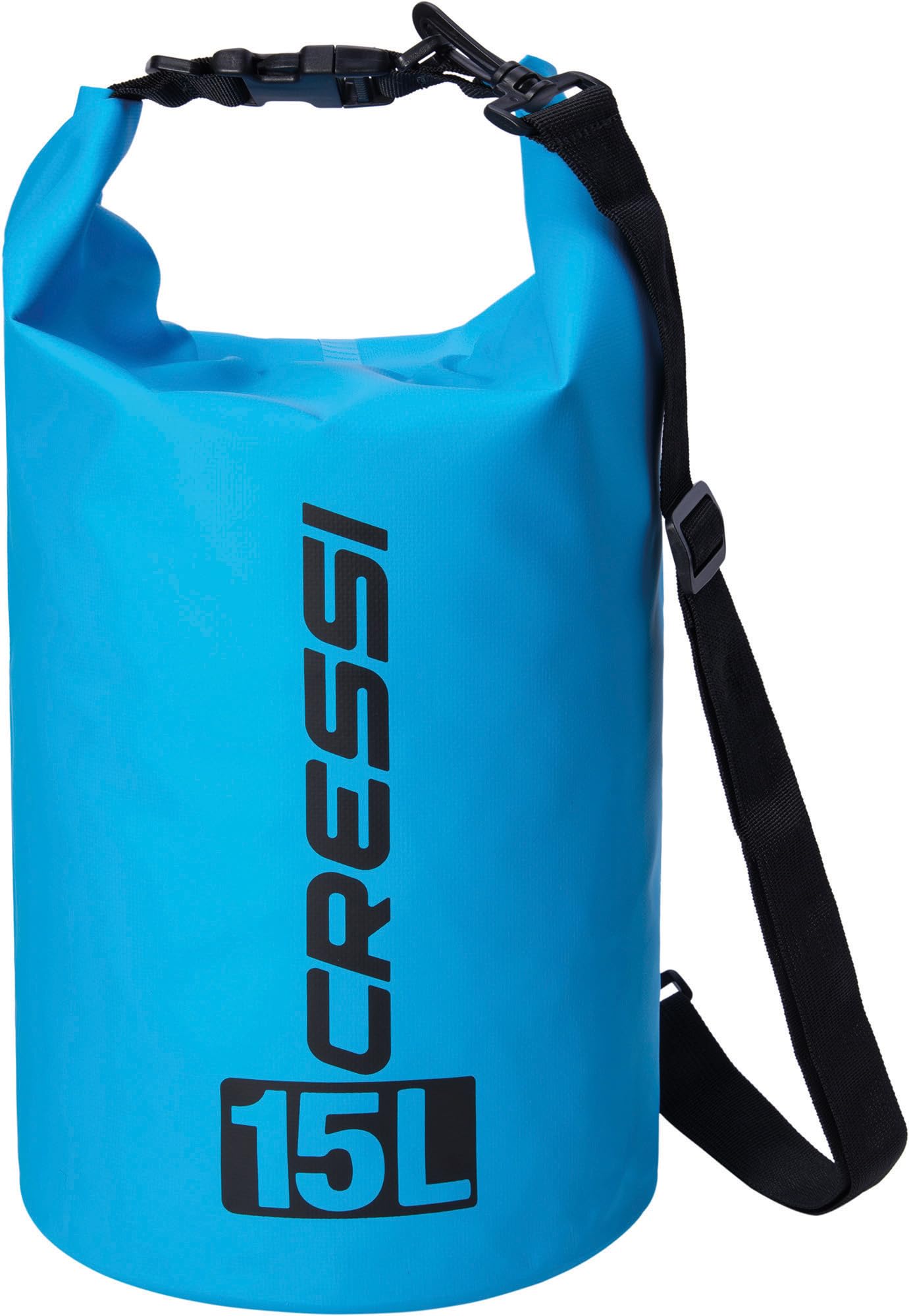 Cressi Dry Bag Waterproof Sports Bag - Light Blue, 15 lt