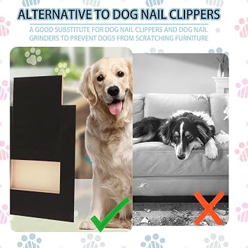 Multifunctional Dog Nail Scraper - Built-in Snack Box That Can Be Removed - Wooden Nail Board for Dog Nail Repair, Pets, Scratching Toy for