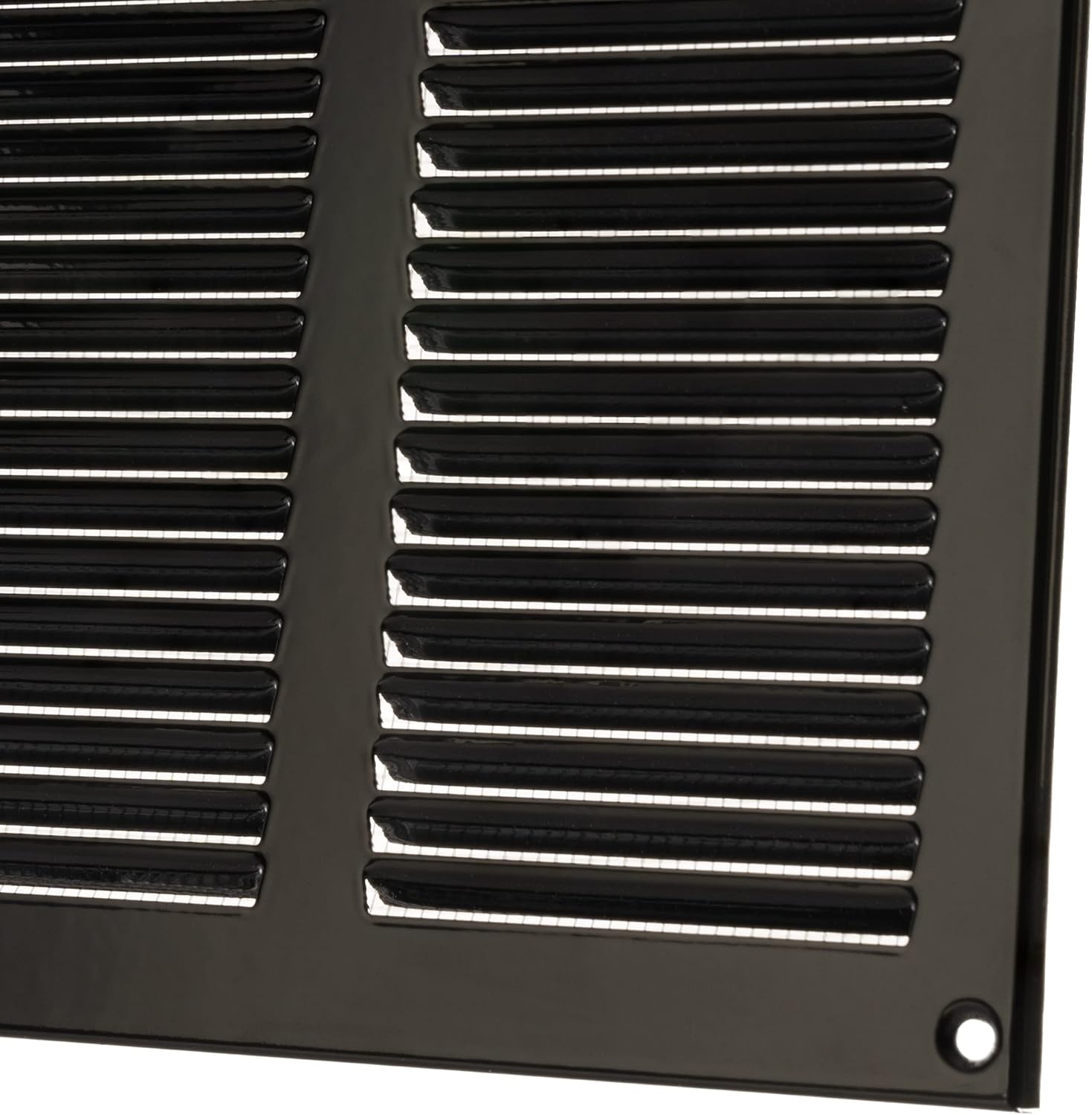 400x400mm / 16×16 inch Black Metal Ventilation Grille Air Vent Cover