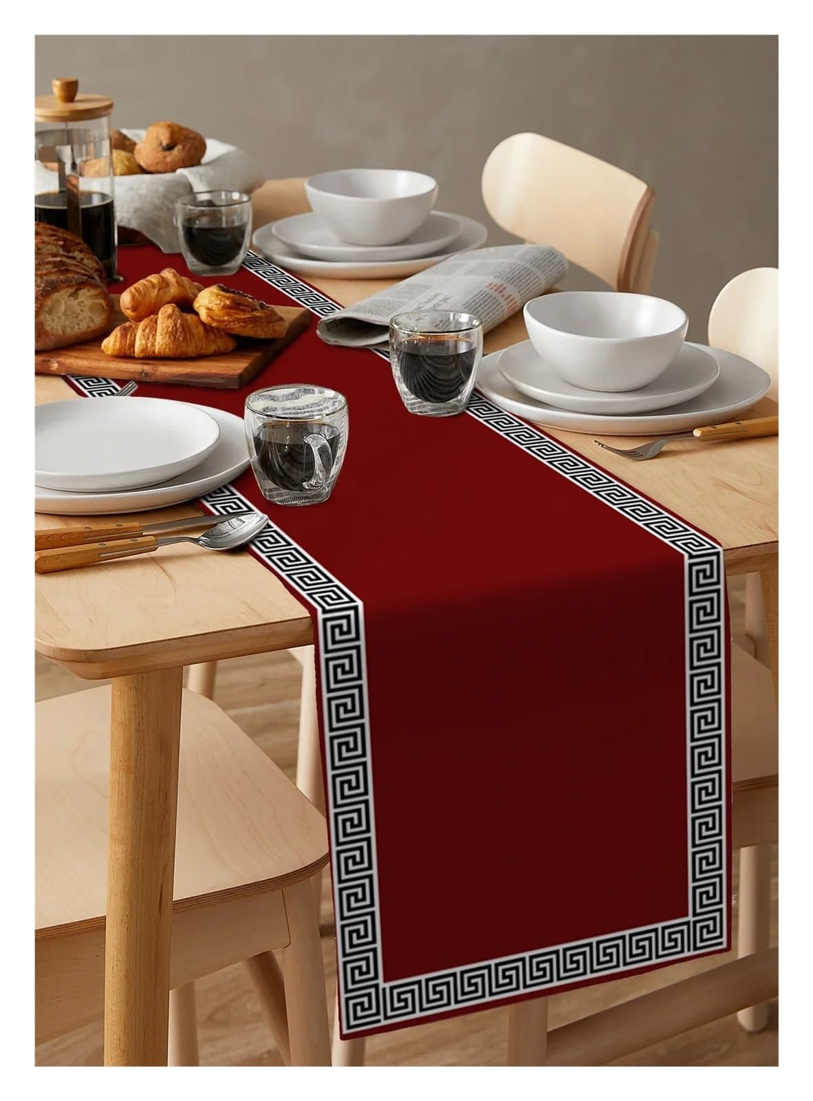 Runner Da Tavola Runner da tavola Modello semplice Decorazione Decorazioni for la casa for pranzo(WXF07128,33 x 122cm)