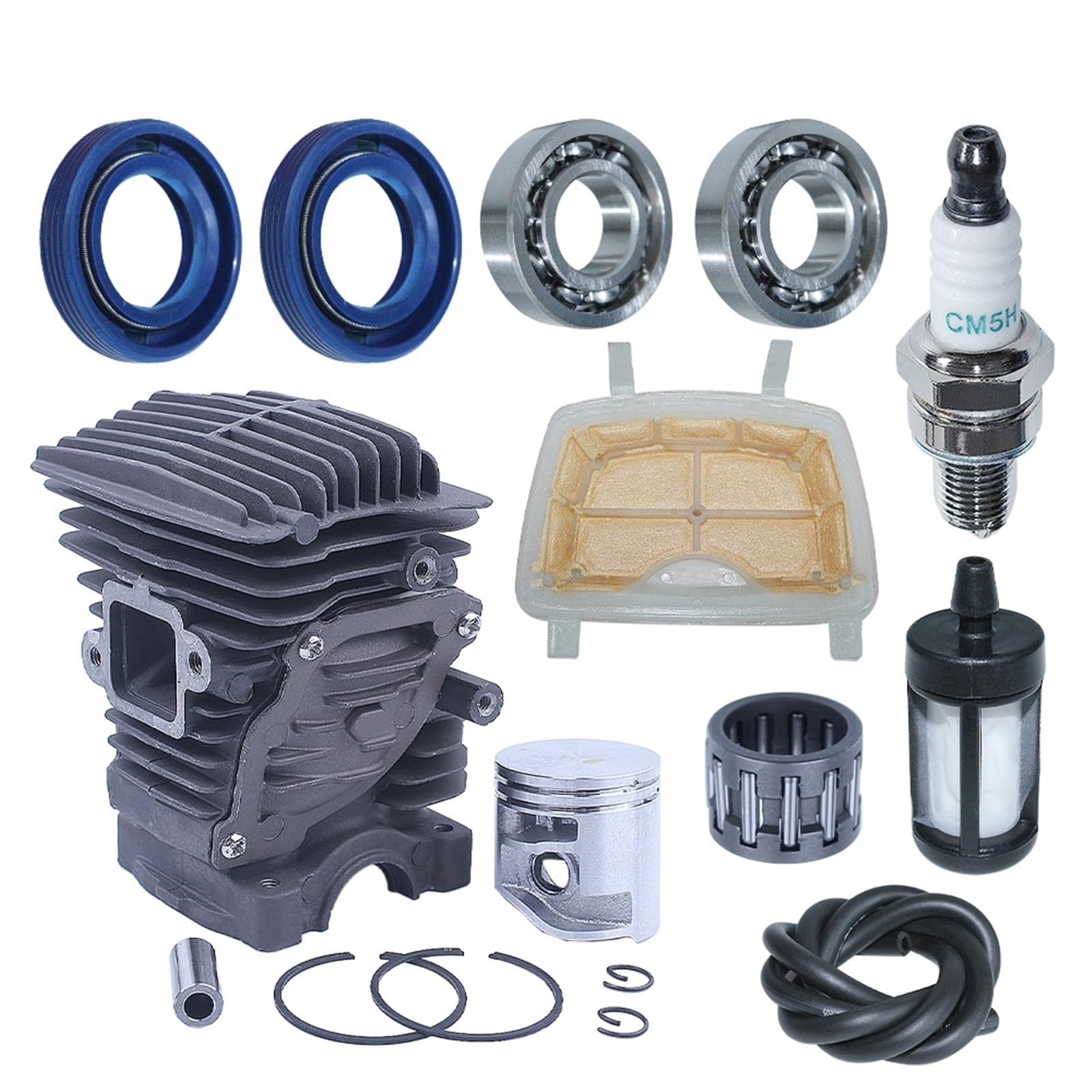 PUYEN 38mm Chainsaw Cylinder Piston Bearing Oil Seal Kit for S//t//i//h//l MS211 MS181 C MS171 MS 171 181 211 1139 020 1201 03