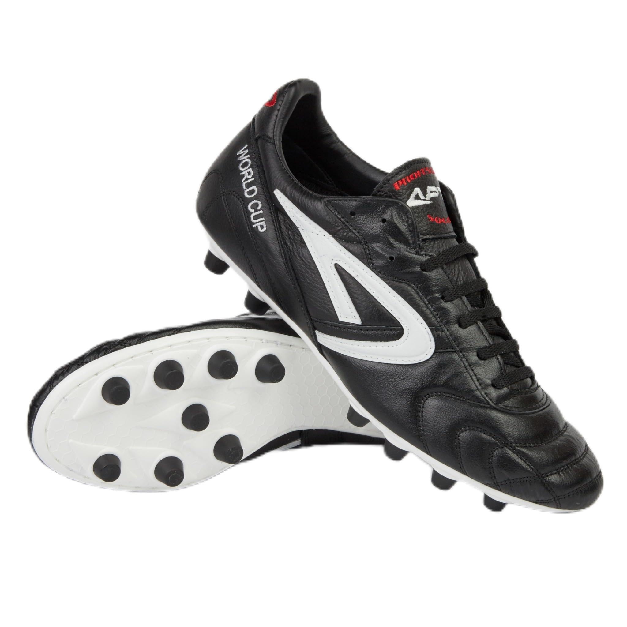 World Cup Black - Natural Kangaroo Leather Boots - Black