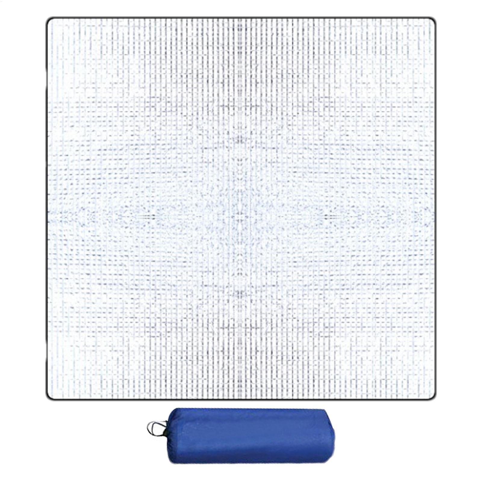 Aluminum Foil Foam Pad for Camping, Double-Sided Waterproof Camping Ground Mat Insulating Foil Mat Camping Foam Sleeping Mat, Tent Floor Mat with Storage Bag for Outdoor Camping Hiking Travel Picnic