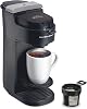 Cafetera de una taza Hamilton Beach The Scoop y preparador rápido de café molido para tazas de 8-14 oz, prepara en minutos, negro (47620), nueva generación | Tazas de 8-14 oz | Prepara en minutos | Controles intuitivos | Negro | 47620 1