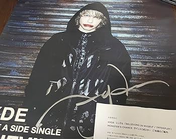 HYDE 100名限定 LET IT OUT HYDE直筆サインポスター HYDE OFFICIAL