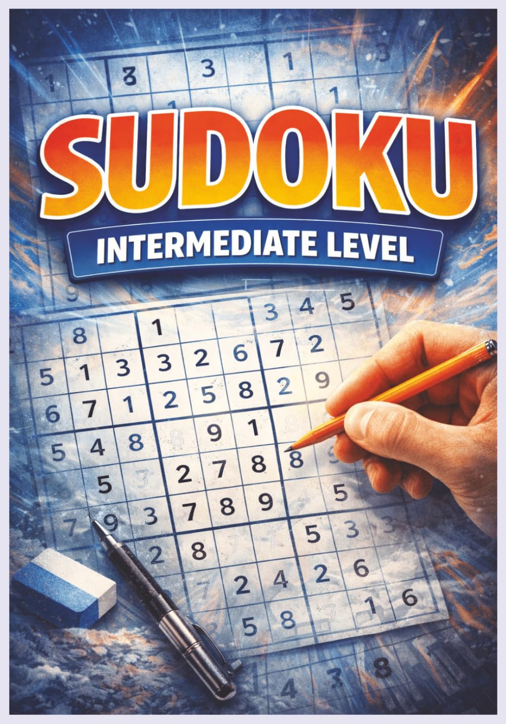Sudoku Puzzle Book: Intermediate Level Sudoku Puzzles to Train Your Brain and Improve Focus (Sudoku Puzzle Collection)