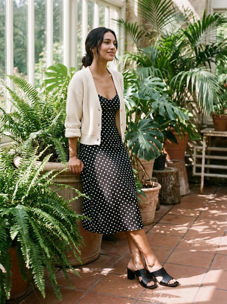 Heeled Sandals For Women Square Open Toe Slip-On Heeled Mules Block Chunky Heeled Casual Sandals for Date,Party - Image 5