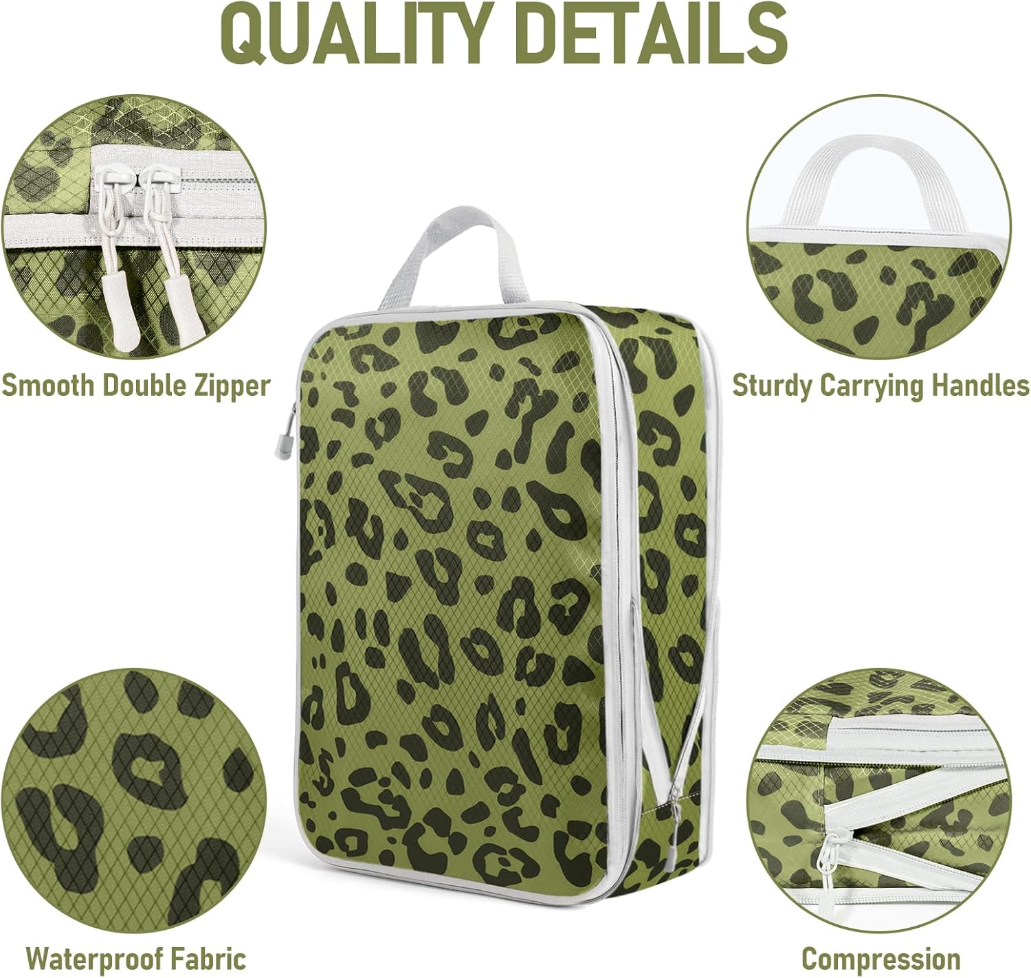 4-Piece Packing Cube Set - Lightweight Luggage Organizers for Travel, Vacation and Suitcases - Durable Accessories with Compression - Image 4