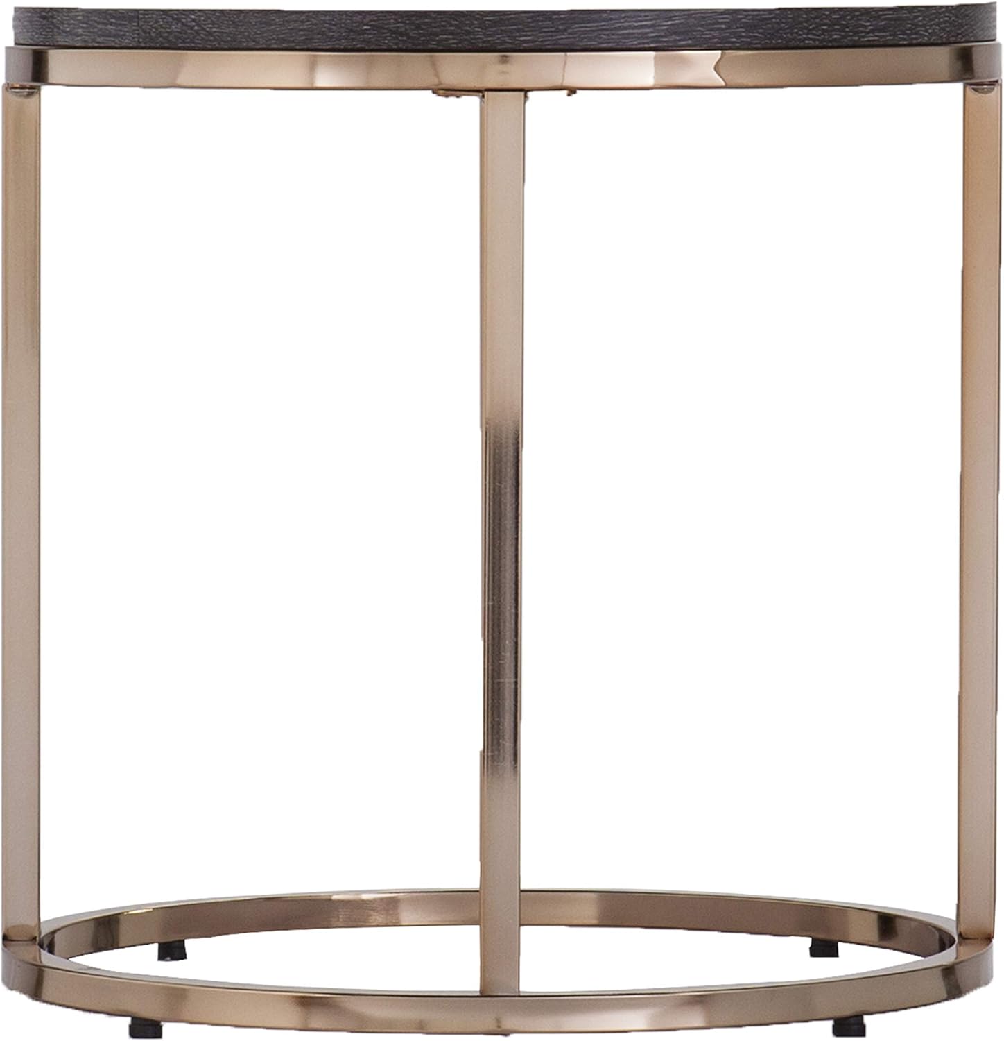 SEI Furniture Lachlan Round Nesting Coffee Tables – 3pc Set, Champagne