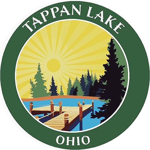 Miniatura 9 de Lake Dock - Tappan Lake - Ohio 3.5 pulgadas ventana coche camión calcomanía vacaciones aventura tema novedad apliques