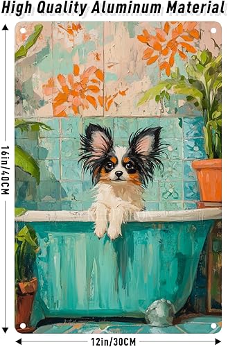 Miniatura 4 de Divertidos carteles de metal para decoración de baño y bañera, póster de metal retro para decoración de baño, bar, hogar, baño, decoración de pared,