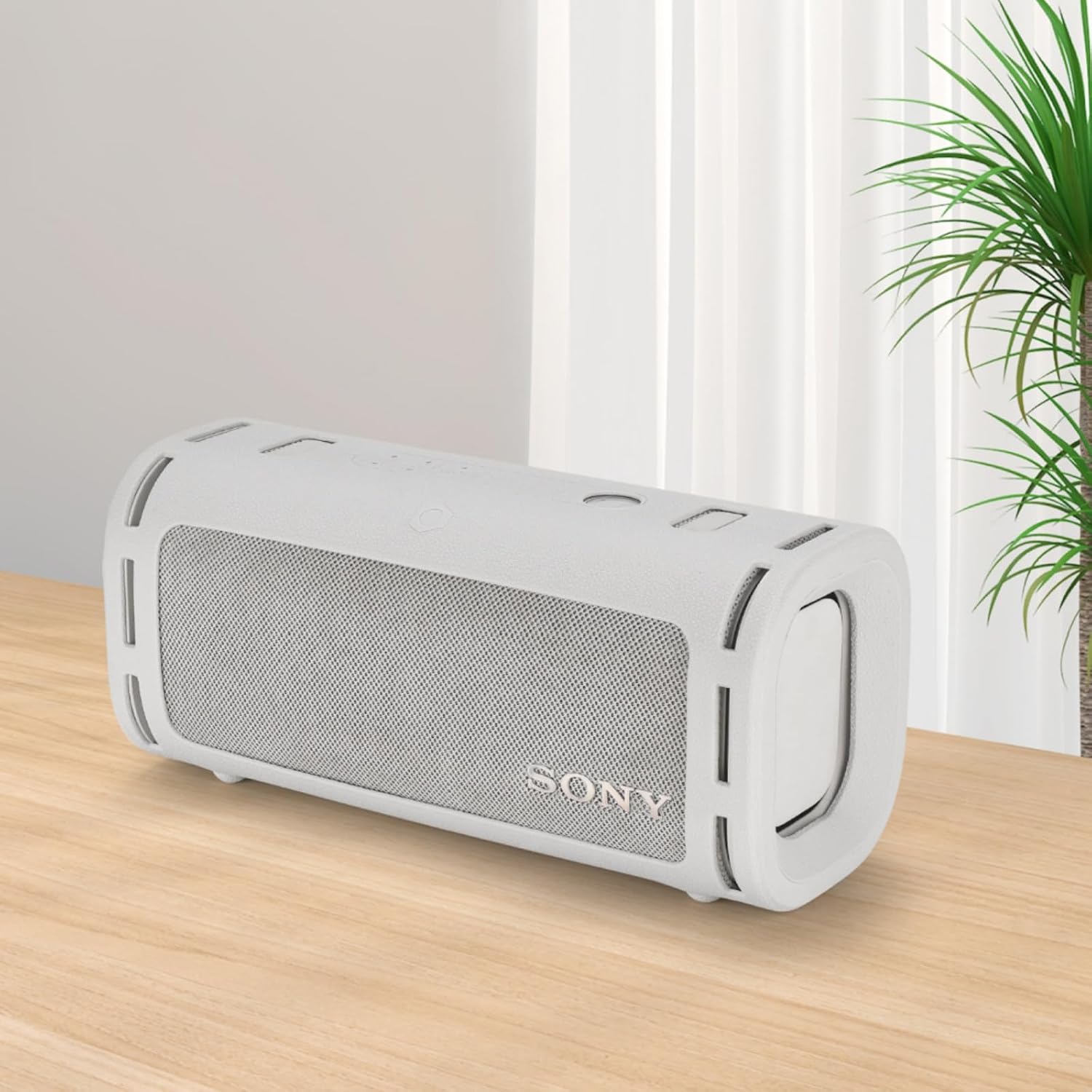 Silicone Case for Sony ULT Field 5, Protective Carrying Cover for Sony ULT Field 5 Speaker Accessories (White)