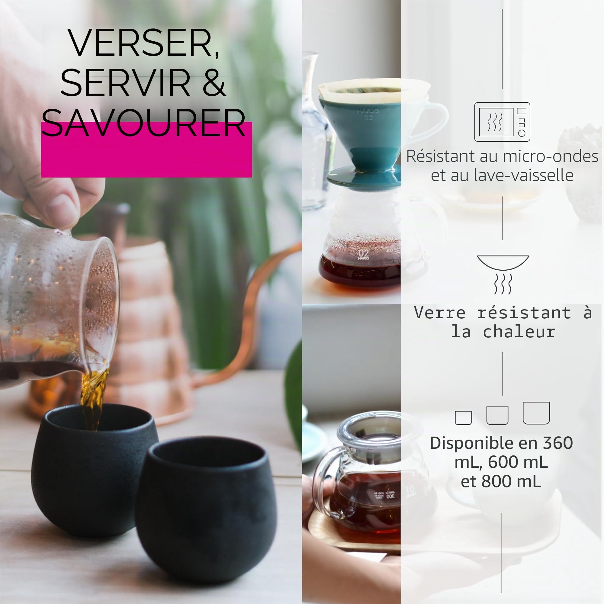 V60 Range Serveur 600 ml Transparent