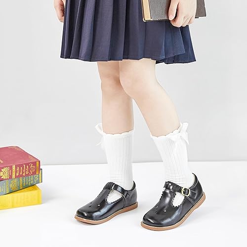 Miniatura 5 de Otter MOMO Vestido de uniforme escolar con tirantes en T para niña Mary Jane Flat