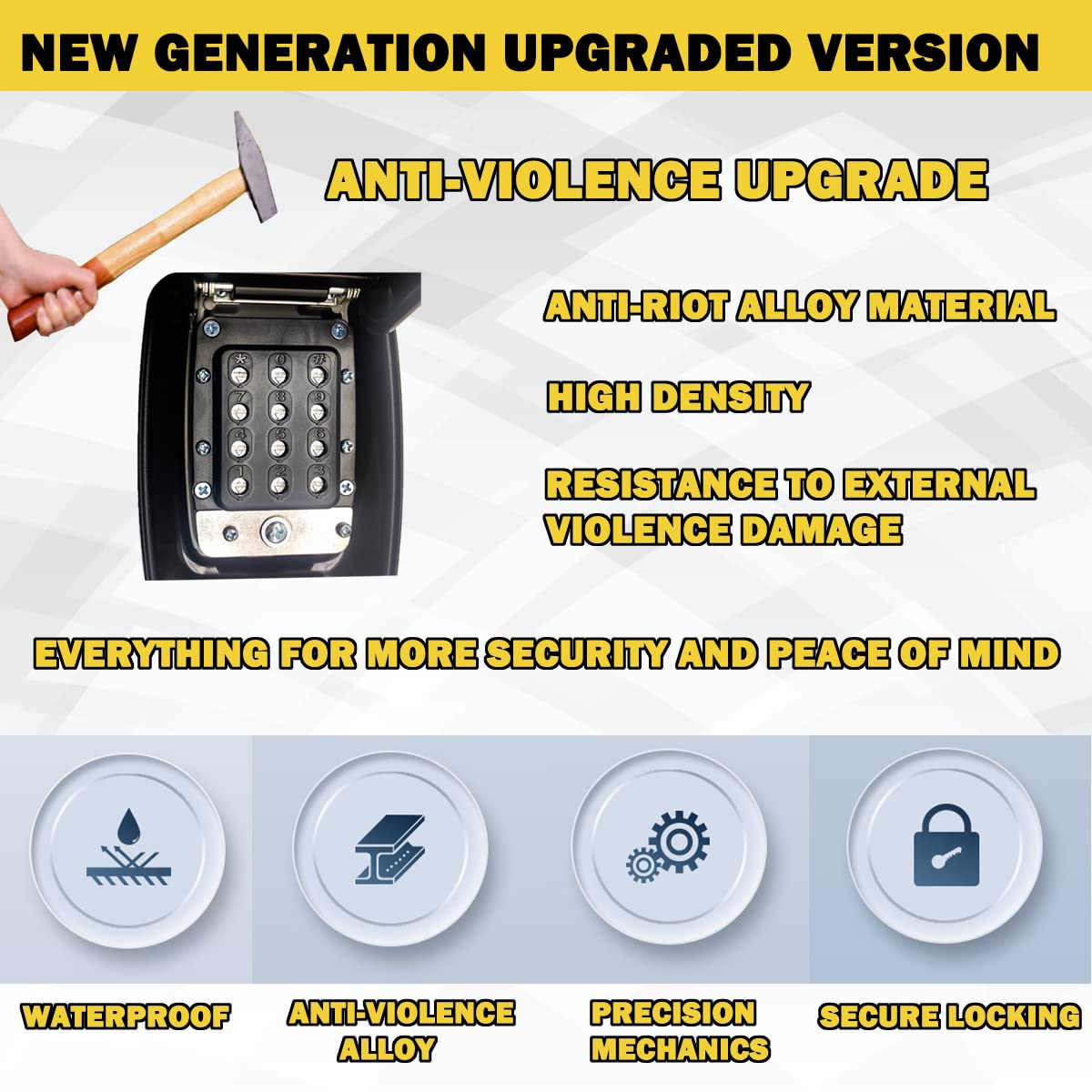 2024 Upgrade SL591 Car Window Lock Box For Turo, Car