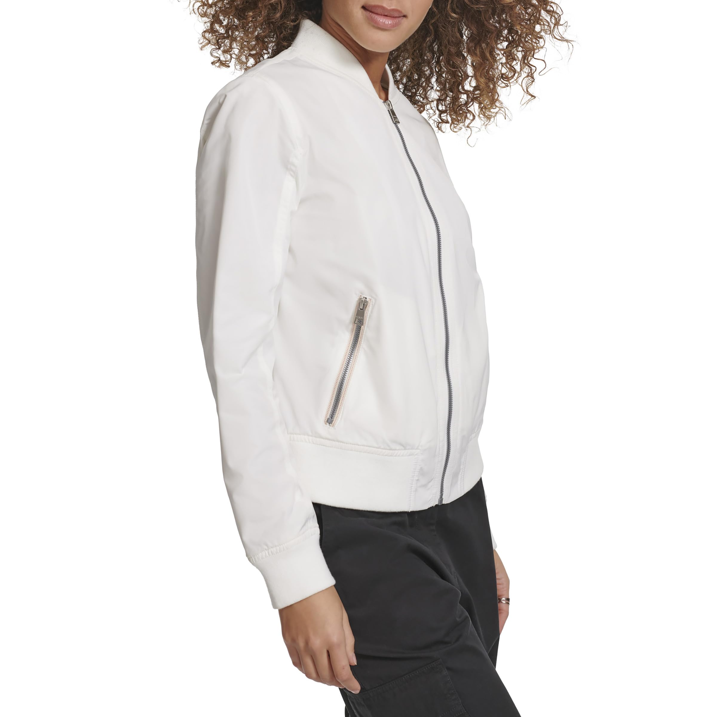 Levi's Melanie Newport Bomberjacke für Damen (normale Größe und Übergröße), Weiss/opulenter Garten, XL – Ansicht 2