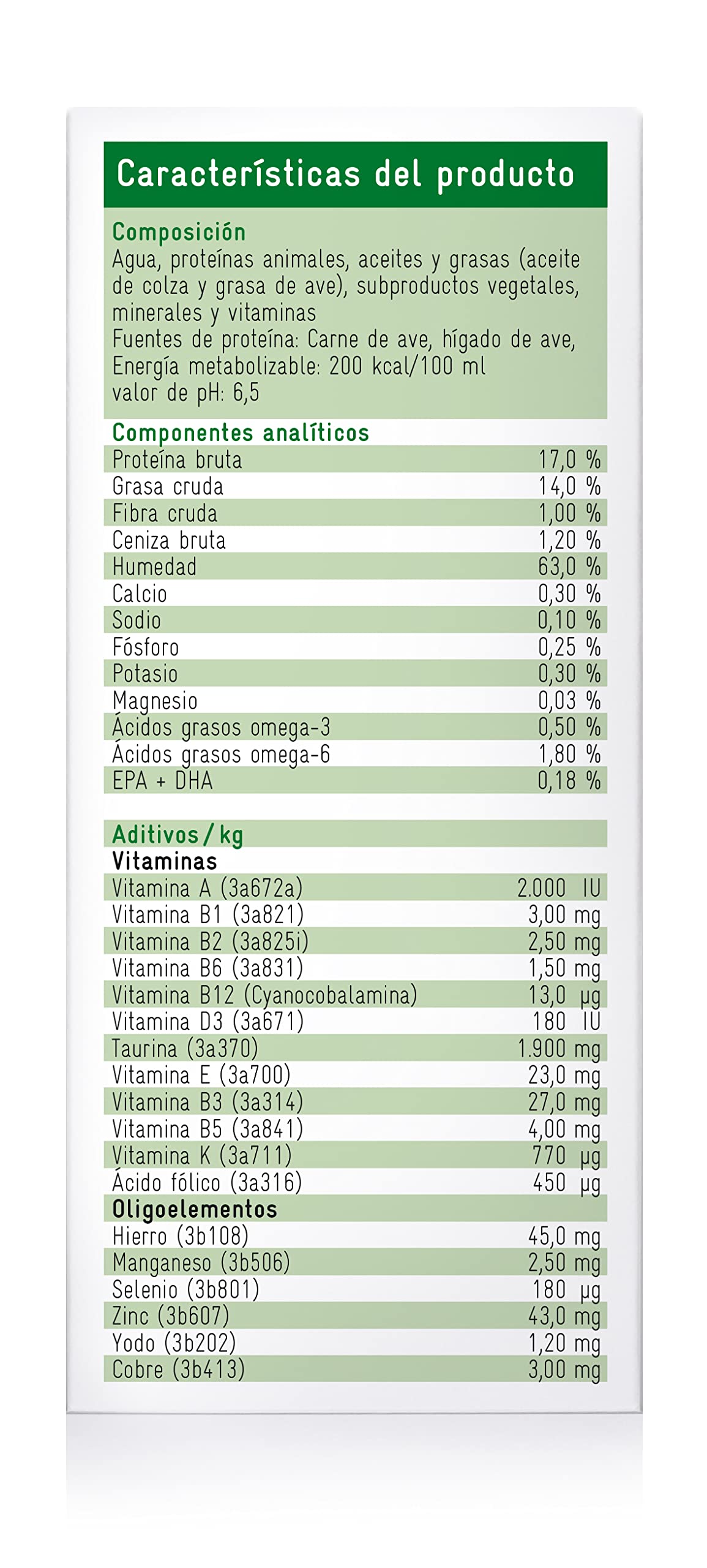 RECOACTIV Recovery Immun Gatos - alto en calorías, muy palatable, para un rápido aumento de peso y en caso de desnutrición, durante la recuperación y en caso de ingesta reducida de alimento, 3 x 90 ml