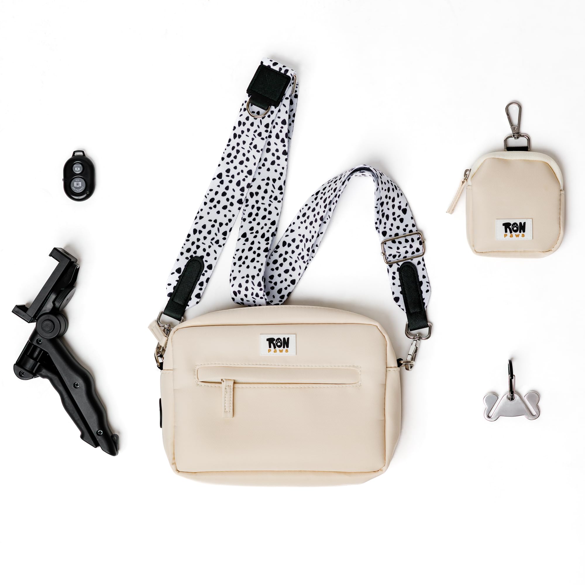 Hands-Free Dog Walking Training Crossbody Kit - Treat...