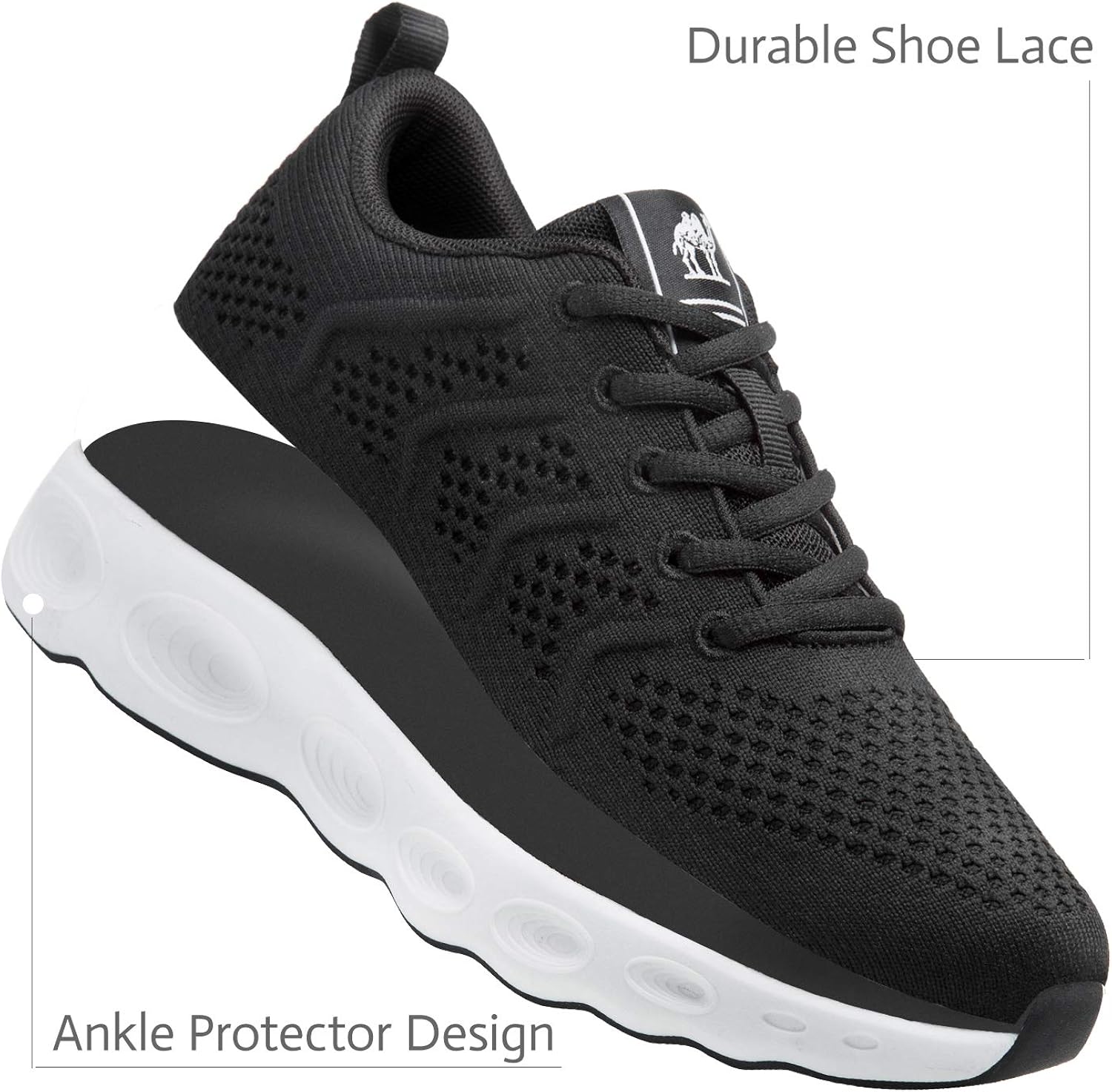 CAMEL CROWN Trail Running Shoes Men Super Lightweight Comfortable Tennis Shoes Fashion Mesh Breathable Casual Road Running