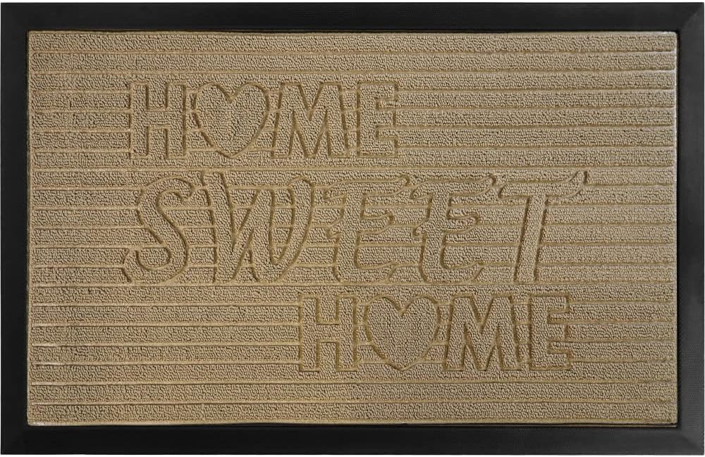 Gorilla Grip AllSeason WeatherMax Doormat, Durable Natural