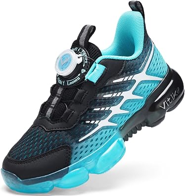 Boys Girls Sneakers Kids Running Tennis Sports Casual Shoes | Breathable Lightweight Comfortable Cushioned No-tie Athletic Outdoor Walking School