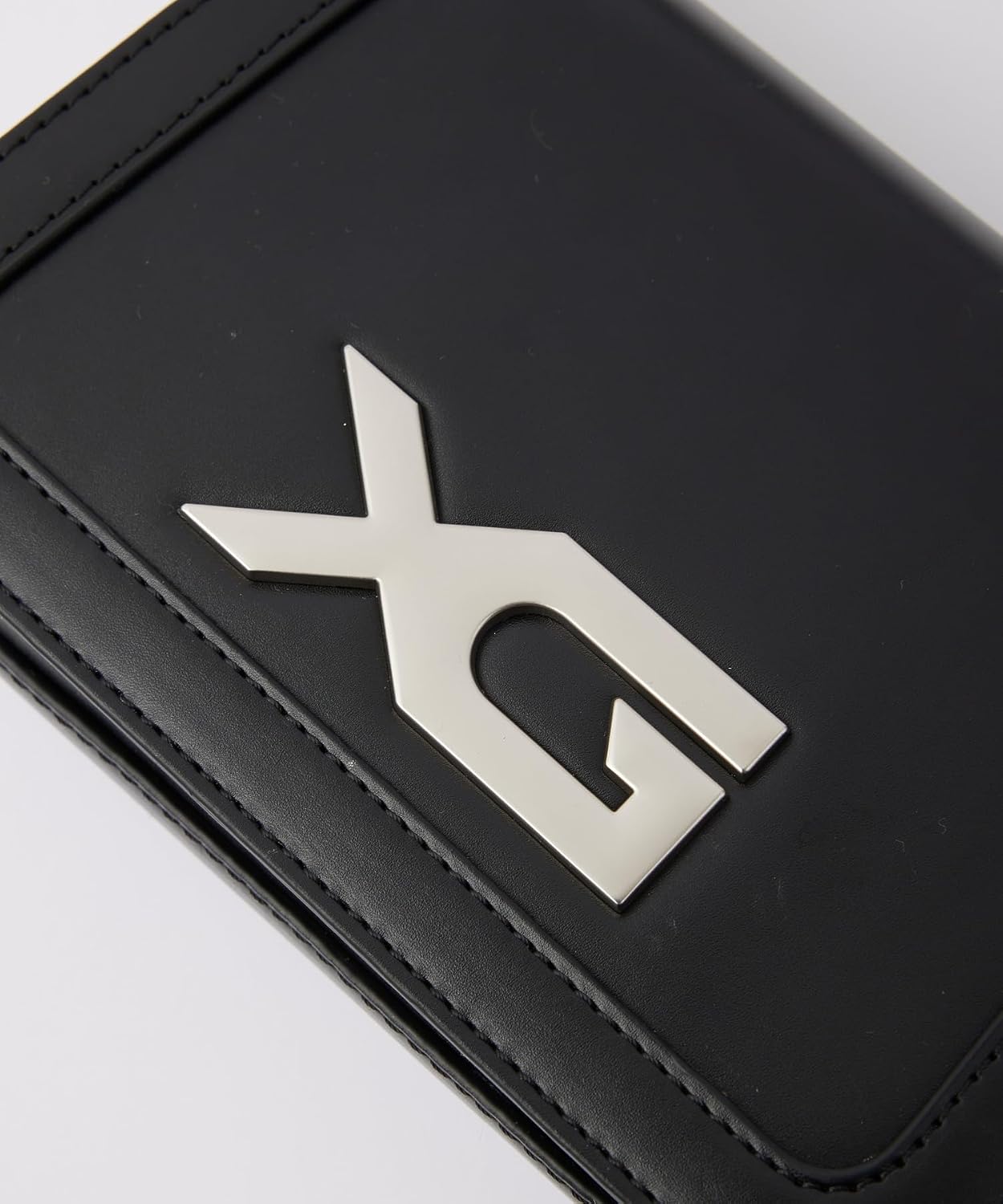 X-Girl 105254053003 XG EMBLEM BUCKLE 2-Way FAUX LEATHER BAG