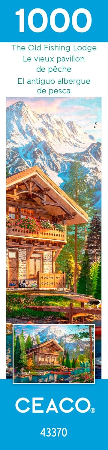 Ceaco - The Old Fishing Lodge - 1000 Piece Jigsaw Puzzle