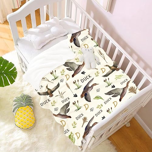 Miniatura 2 de Manta de pato mallardo, ultra suave y acogedora manta de animales de pato para mujeres y hombres, bonita manta de pato para sofá y cama, regalo para