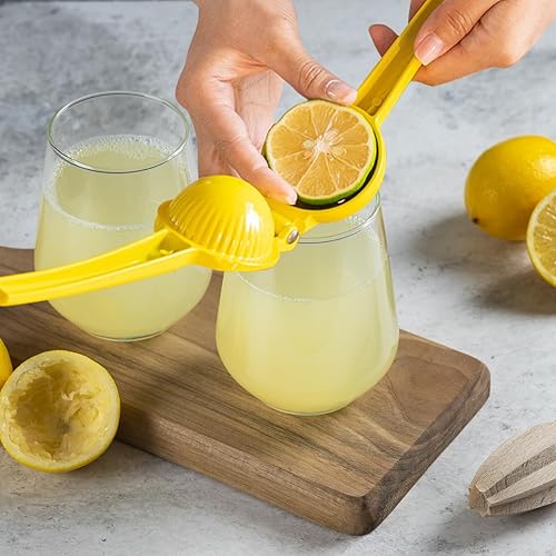 Miniatura 3 de Exprimidor de limón, exprimidor manual de alta calidad para limón, prensa manual de metal, exprimidor de cítricos, herramienta de barra exprimidora