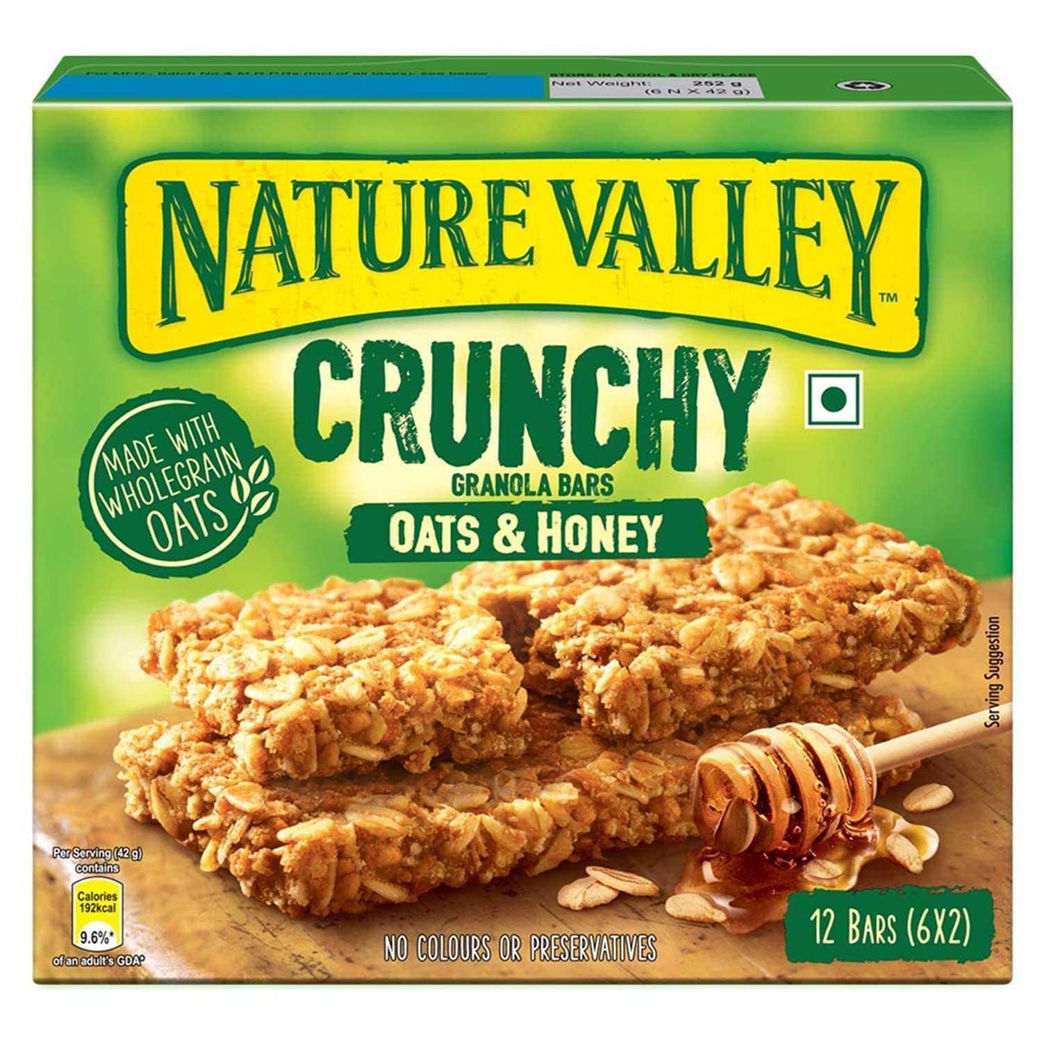 Nature Valley Crunchy Oats and Honey Confezione da 5 (5 x 210 g)