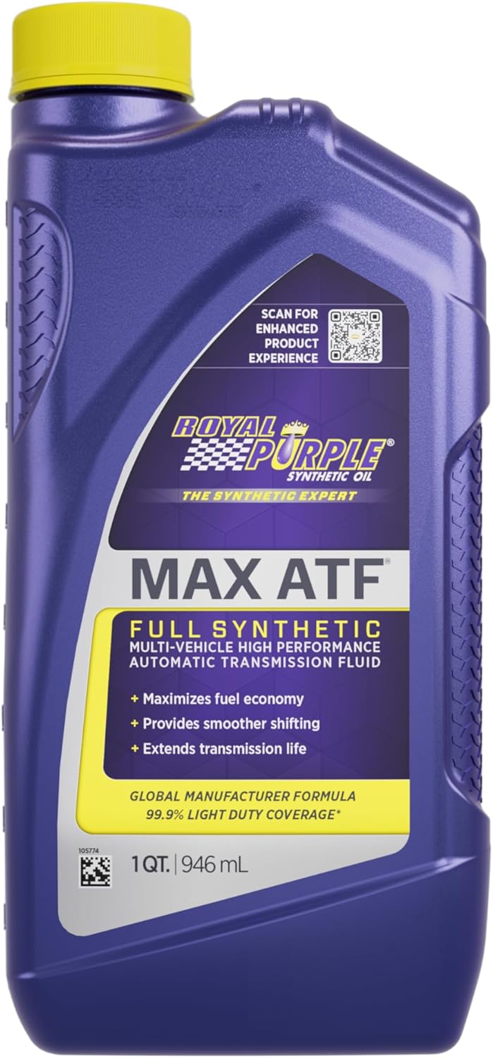 Royal Purple 06320-6PK Max ATF High Performance Synthetic Automatic Transmission Fluid - 1 qt. (Case of 6)