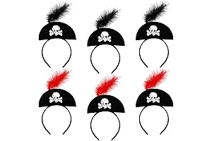 6 Pcs Pirate Hat Headband: Embark on a Swashbuckling Adventure