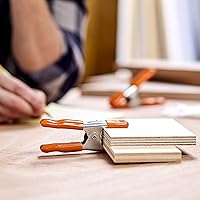 Vista 4 de Jorgensen 3201-HT Pony - Abrazadera de resorte, 1 pulgada, platanaranja