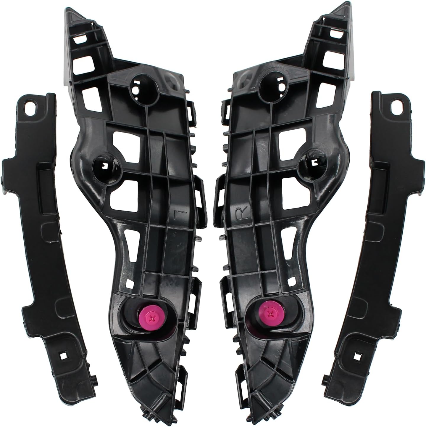 Front Bumper Retainer Brackets Set Mounting Support Left and Right Side for Toyota Highlander 2014 2015 2016
