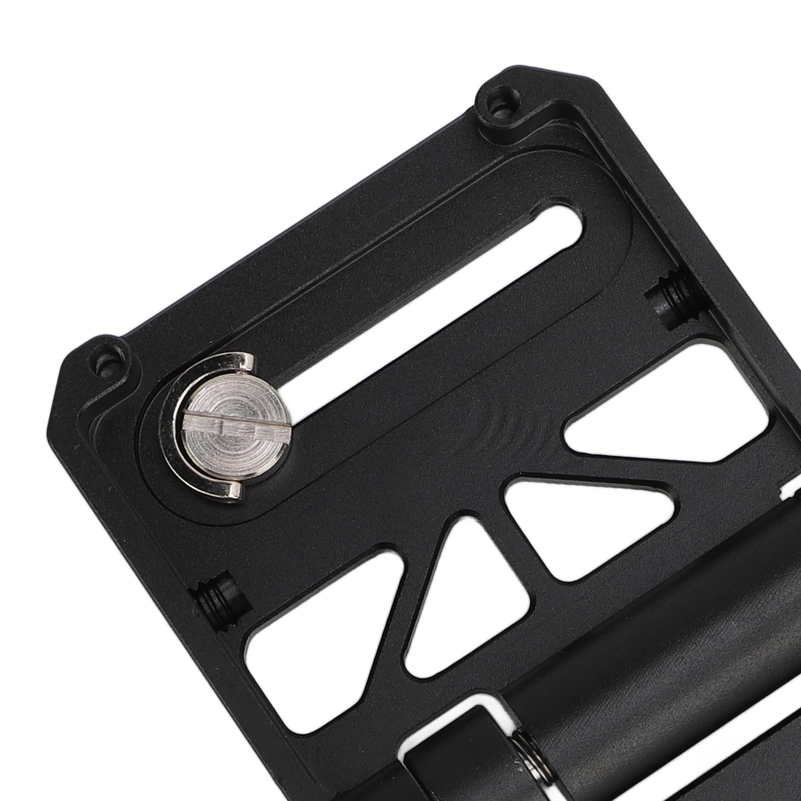Placa Plegable de liberación rápida con roscas de 1/4 y 3/8 Pulgadas, Adaptador Universal de Montaje para cámara Compatible con Cabezales de Bola de trípode y estabilizadores,