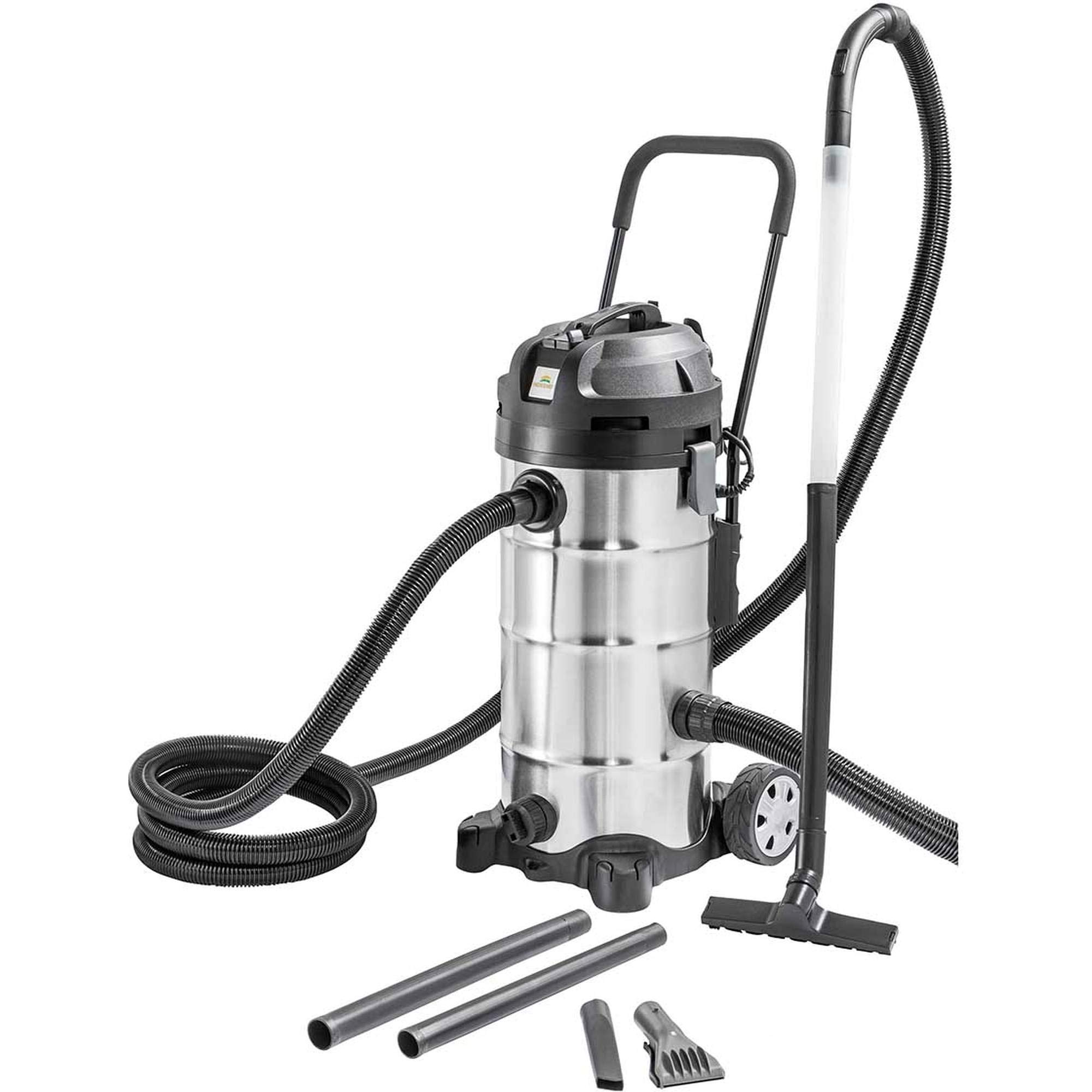 Heissner F650P-00 Perfect Teichschlammsauger mit Dauerfunktion Edelstahl 1600 Watt